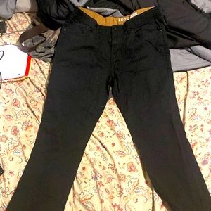 Men’s black Izod pants size 36,30